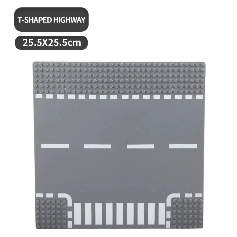 Classic Building Block Base Plate City View Traffic Road Figures Construction Toys Bricks 32Dots Plastic Baseplates Accessories