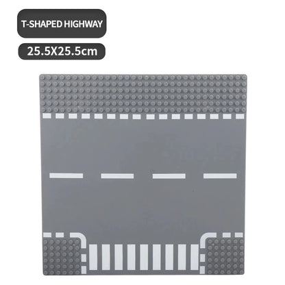 Classic Building Block Base Plate City View Traffic Road Figures Construction Toys Bricks 32Dots Plastic Baseplates Accessories