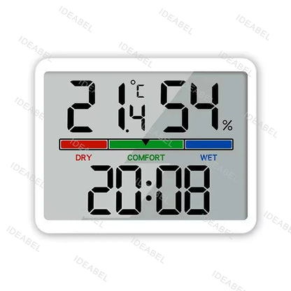 LCD Digital Thermometer Hygrometer Indoor Room Electronic Temperature Humidity Meter Sensor Gauge Weather Station For Home ﻿