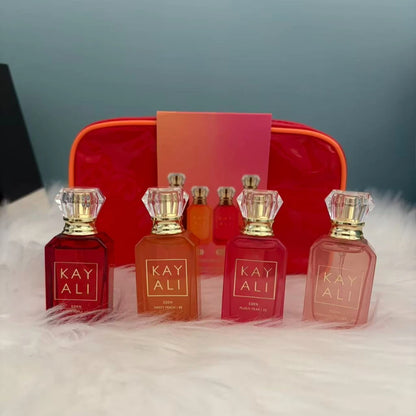 KAYALI Eden Mini Perfume Set 4x10ml Eau De Parfum Fruity Floral Long Lasting Travel Fragrance Collection for Women 40ml