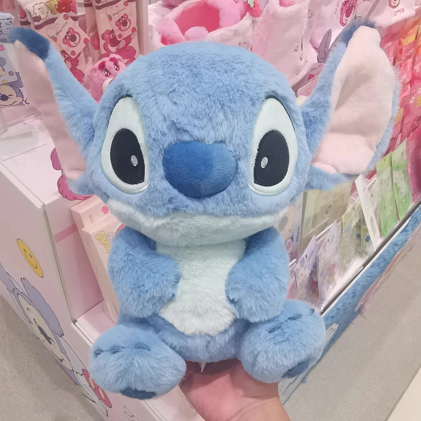32/45/55cm Stitch Large Plush Doll Soft Cute Anime Periphery Sofa Pillow Bedhead Decor Accompany Toy Ornament Gift For Childs