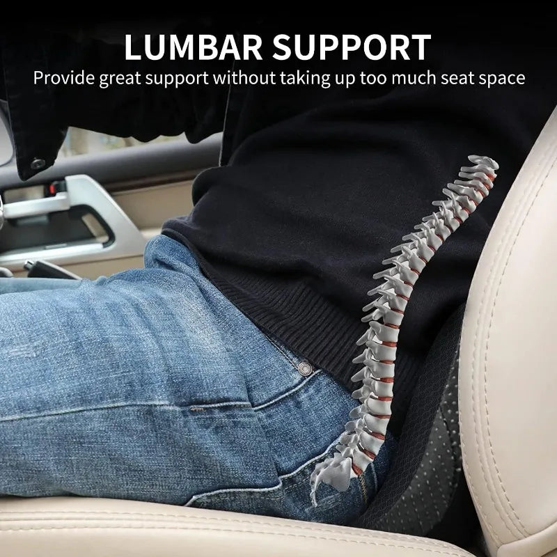 Multifunctional Car Seat Cushion Universal Memory Lumbar Pillow Support Driver Breathable Relief Comfort Chair Car Seat Pad