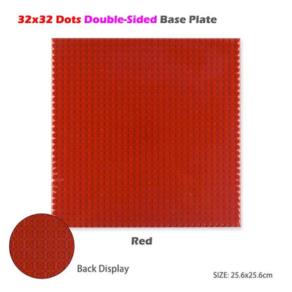 Classic Base Plates Plastic Bricks Double-sided 16*32 32X32 Dots City Blocks Baseplate DIY Parts Board Toys Kids Gift