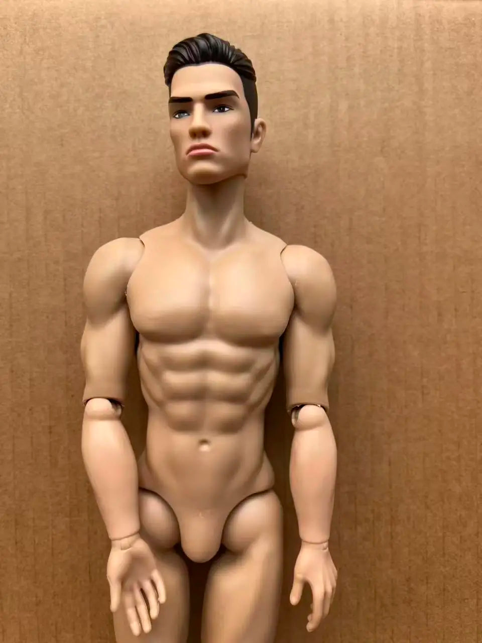 30CM Beige Coffee 1/6 Male Yoga Doll Body DIY Dressing Doll Figure Parts Accessories for Collectible Toys