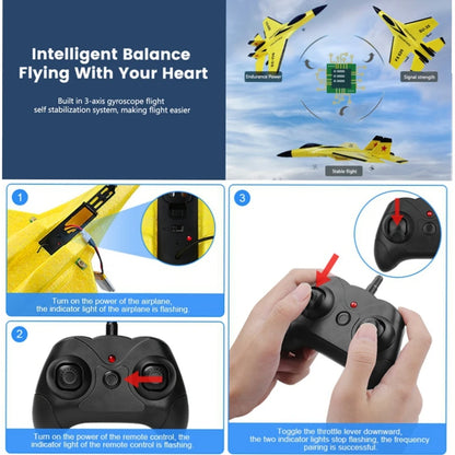 RC Foam Aircraft SU-35 Plane 2.4G Radio Control Glider Remote Control Fighter Plane Glider Airplane Foam Boys Toys for Children