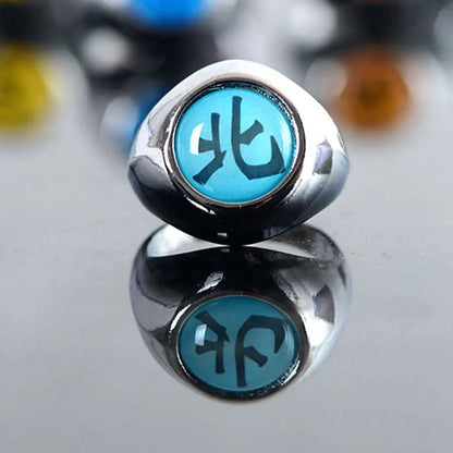 10PCS/Set Anime Akatsuki Itachi Metal R-ings Cartoon Cool Cosplay Accessory Props Boy Children Action Figure Toy Gift