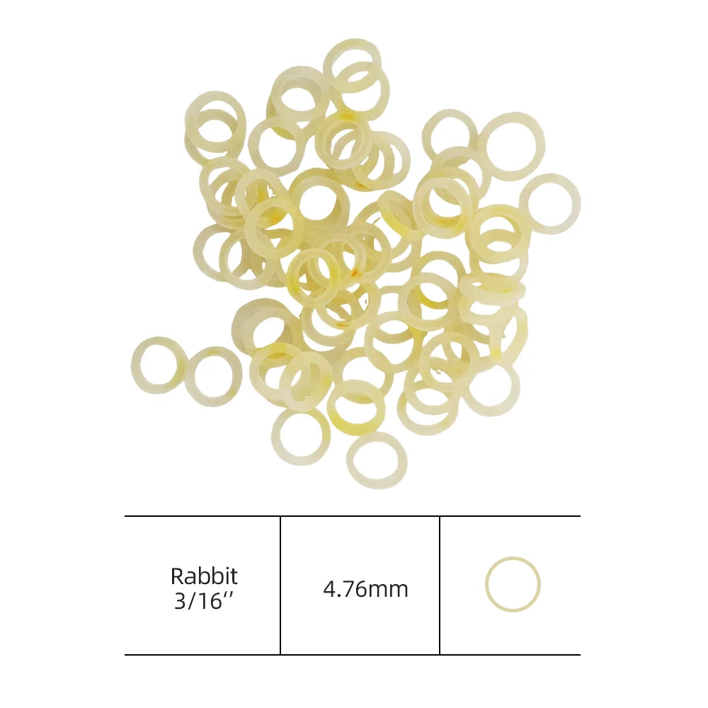 TJdent 5000Pcs/Box Dental Orthodontic Elastics Rubber Bands Zoo Pack Latex Braces Ligation Ring 3.5OZ Dentistry Material