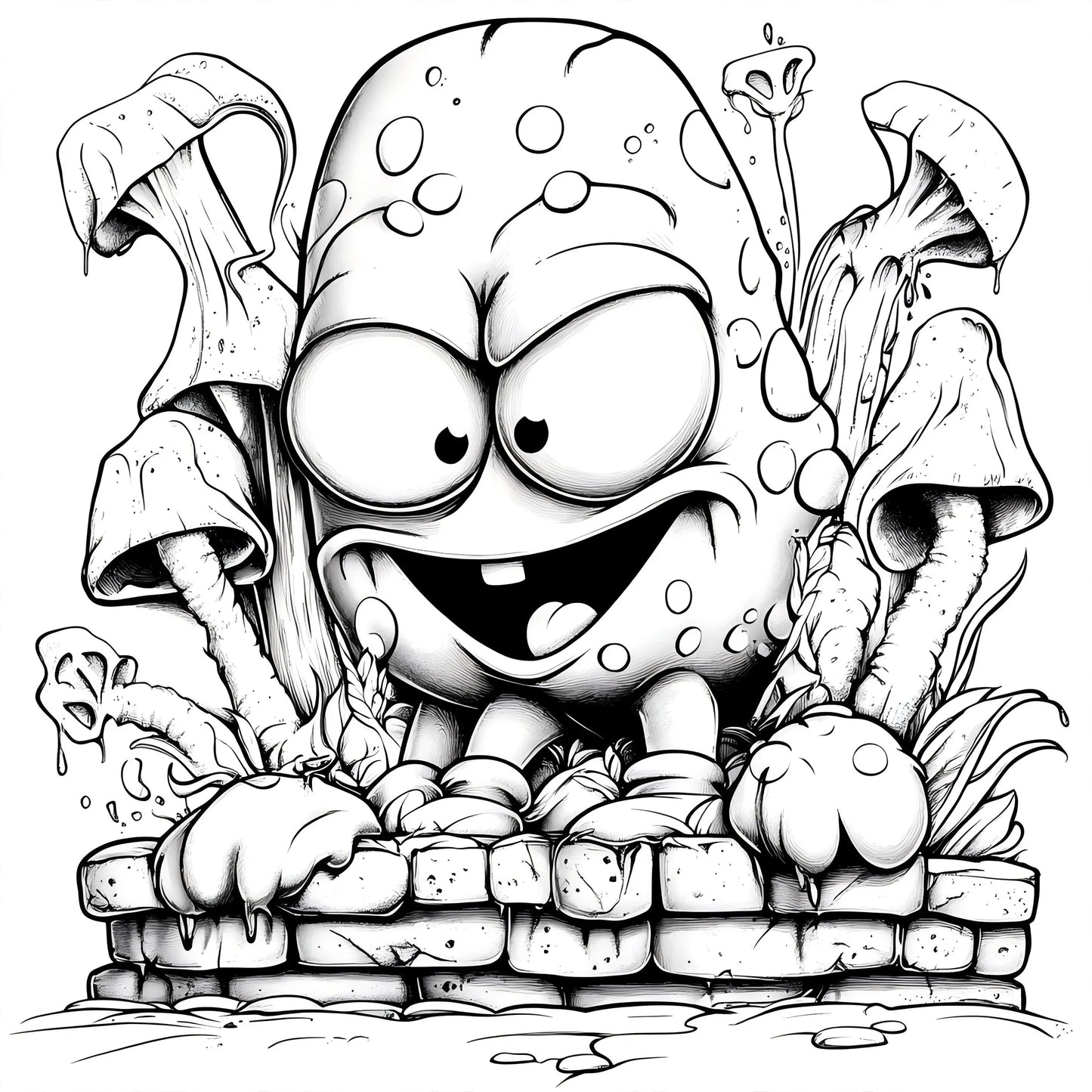 Joint Graffiti Colouring Book Adult Picture Book
