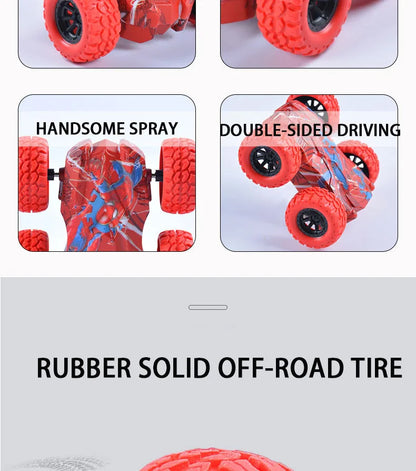 Children's toy car fun double-sided car inertial safety anti-collision anti-fall Kid's anti-fall model sliding off-road vehicle