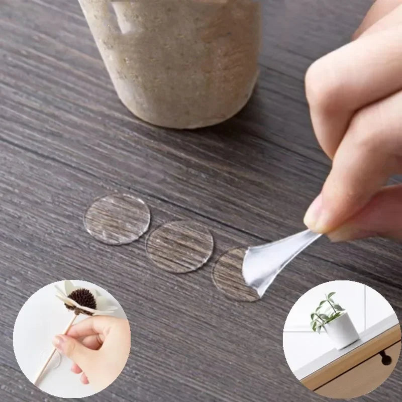 100pcs Round Double Sided Tape Adhesive Dots Fastener Strong Acrylic Sticker  for DIY Scrapbooking Craft Production Fixing Pad
