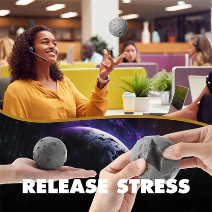 1/3/5PCS Squeeze Anxiety Fidget Sensory Balls for Children Moon Stress Balls Birthday Party Supplies School Carnival Reward