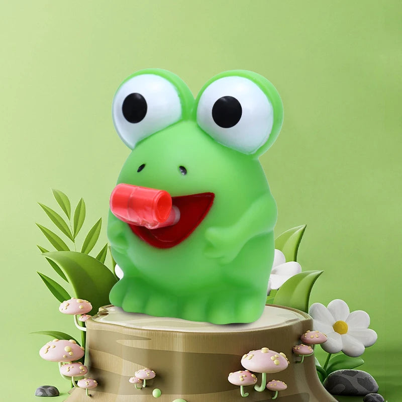 Fidget Decompression pinch toy Creative Frog Dinosaur Sticking Tongue Out Relieve Stress Children Fun Squeeze Interactive Toys