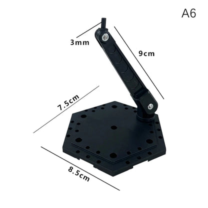 Innovative And Practical Handmade Doll DIY Holder Action Figure Model Base Display Stand Black Bracket For 1/144 HG RG