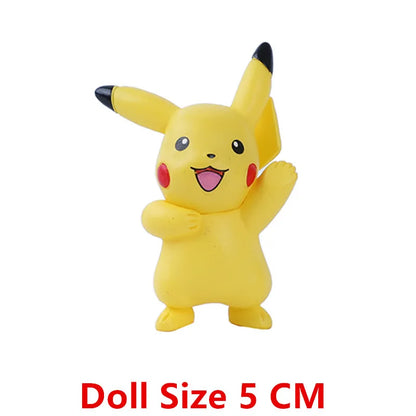 Pokemon Anime Figures Ice Eevee Pikachu Flying Dragon Collection Figure Cute Action Toys Model Pok é mon Kids Birthday Gifts