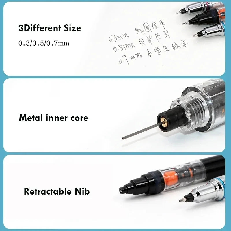 Japan UNI KURA TOGA Mechanical Pencil 0.5mm Automatic Rotation Drawing Special Pencil M5-559 Stationery Cute School Supplies