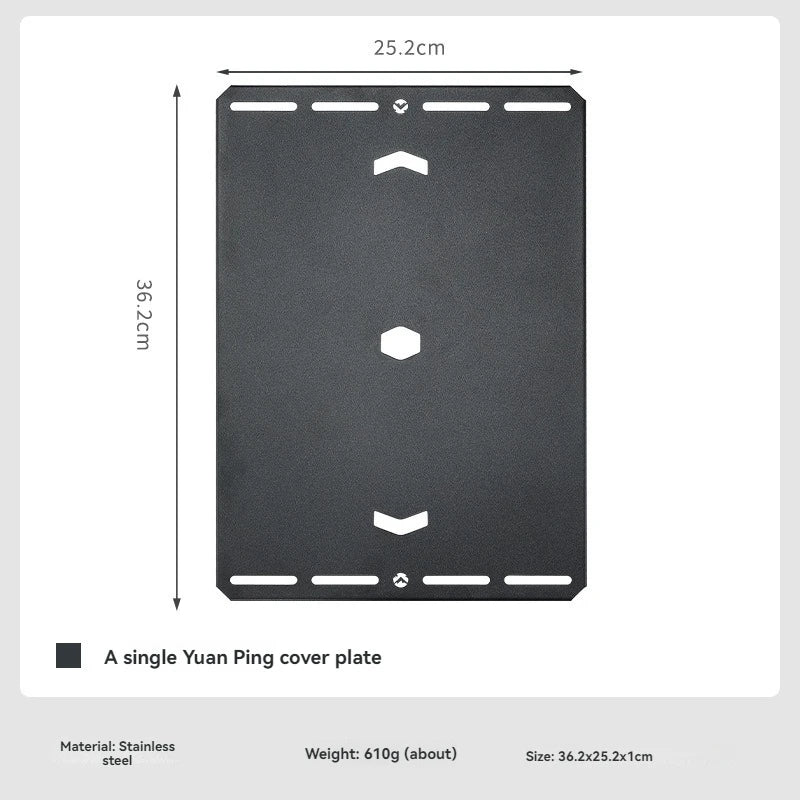 CAMPINGMOON CK-25BK-1PIGT Combination Table Suitable For Snow Peak Stove Cover Outdoor Camping Table Accessories