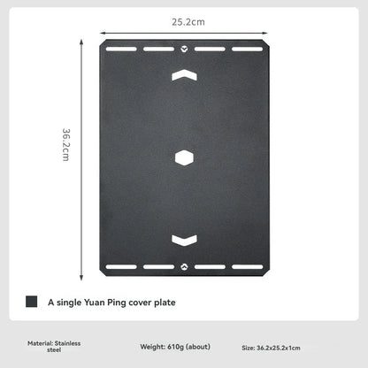 CAMPINGMOON CK-25BK-1PIGT Combination Table Suitable For Snow Peak Stove Cover Outdoor Camping Table Accessories
