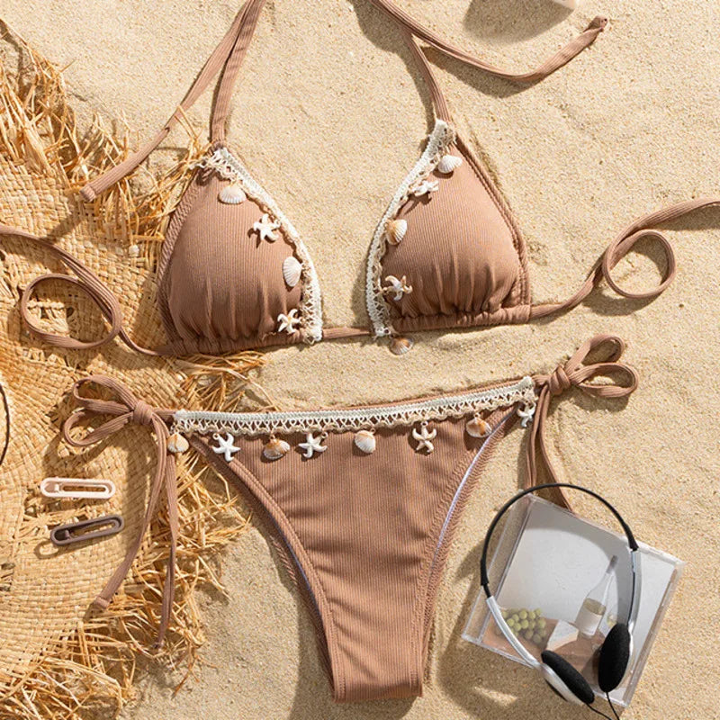 Sexy Bikinis 2026 Women's Swimwear Female Swimsuit For Swimming Wear Bathing Suits Brazilian Bikini Set Beachwear Pool Bather