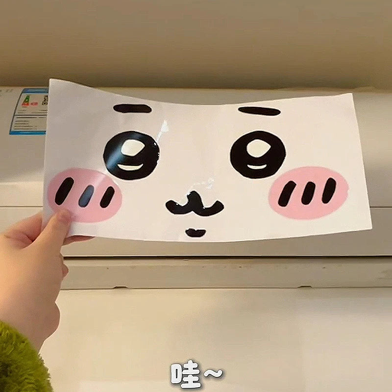 Chiikawa emoticon sticker air conditioner beautification and ugliness DIY decorative painting home creative transfer sticker