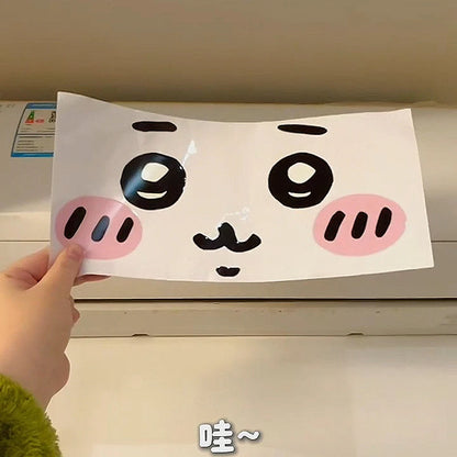 Chiikawa emoticon sticker air conditioner beautification and ugliness DIY decorative painting home creative transfer sticker