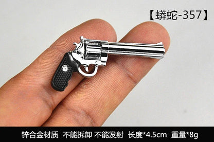 1/6 Scale Miniature Gun Plastic Rifle Set Assembly P92 M1911 98K MP5K Model Not Fired for 12" Action Figure Doll Accessories