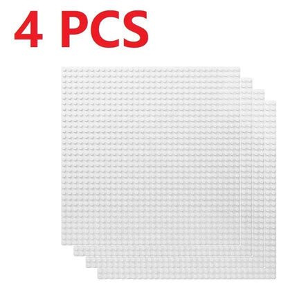 4PCS Classic Baseplates 32x32 16X32 Dots Building Blocks Bricks Base Plates DIY Plastic Board Blocks MOC City Construction Toys