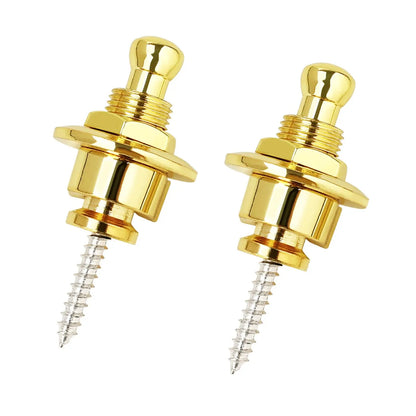 Guitar Strap Buttons Pins 1\2\4PCS 3 Color For Choose Premium Guitar Strap Locks Metal Security Strap Buttons Metal End Pins