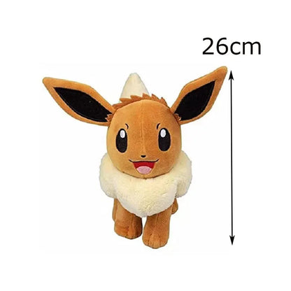 18-28cm Pokemon Plush Toy Grookey Sprigatito Oshawott Leafeon Espeon Morpeko Gonbe Mimikyu Anime Figure Peluche Toys