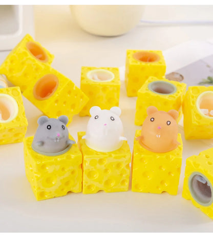 NEW KIDS Squeezing Squirrel Cup Toys Decompression Fidget Antistress Sensory Stress Reliefing Gift For Kids Adults