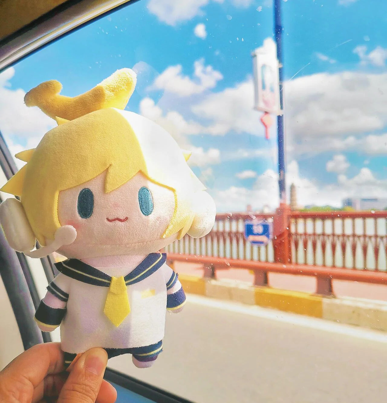 Hatsune Miku Plush Doll Toys Kagamine Len Rin Backpack Keychain Cute Stuffed Dolls Collection Model Ornament Toy Girls Gift