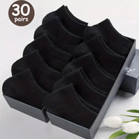 30 Pairs Black