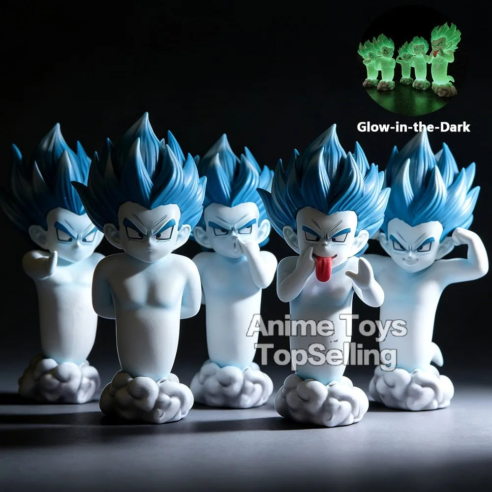 14.5cm Glow-in-the-Dark Anime Dragon Ball Z Figure Gotenks Noctilucent Ghost Action Figures Pvc Collection Model Toys Gifts
