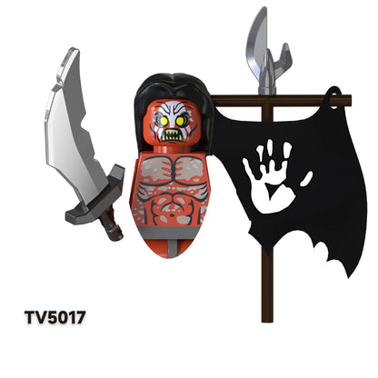 PG517 PG518 PG519 PG520 King Anime Movies Figs Bricks Dolls Mini Action Toy Figura Building Blocks Toys Doll