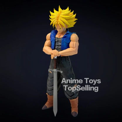25cm/9.84in Anime Dragon Ball Z Figure Trunks Action Figures Pvc Statue Collection Model Toys for Children Gifts