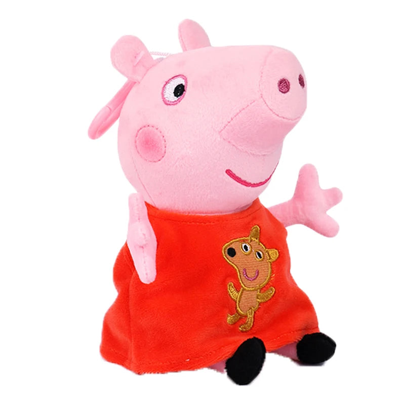 Genuine Peppa Pig Evie 12-19cm Evy Peppa George dinosaur Bear daddy mammy Boys Girls Birthday Gift Toys Christmas Doll Hot sale