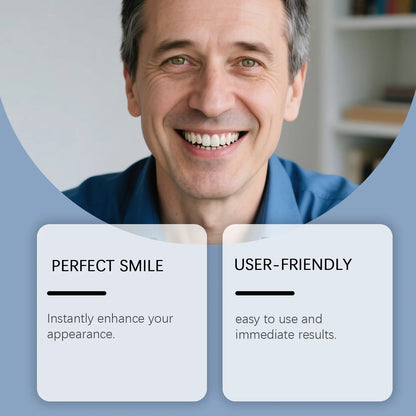 Adjustable Teeth Dentures Full Set Whitening Silicone Denture Set Fit Temporary Orthodontic Teeth Dentures Fake Tooth Oral