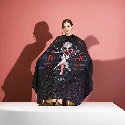 1pc Barber Cape - Waterproof Hairdressing Cape & Haircut Gown Cloth for Hair Styling