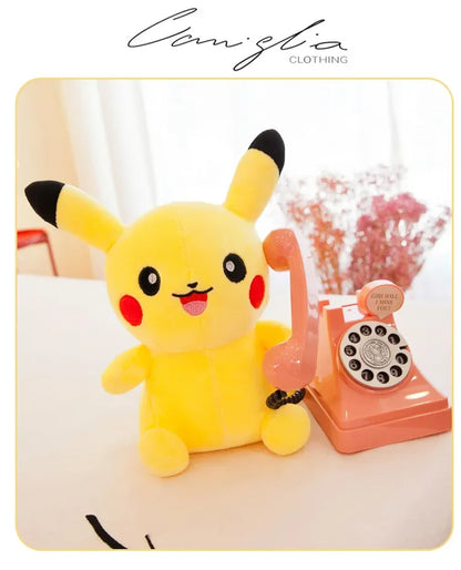 25/30/40/70CM Big Size Pokemon Pikachu Plush Cartoon Animal Stuffed Toys Kawaii Ornament Cushion Plushies Children Toy Gift