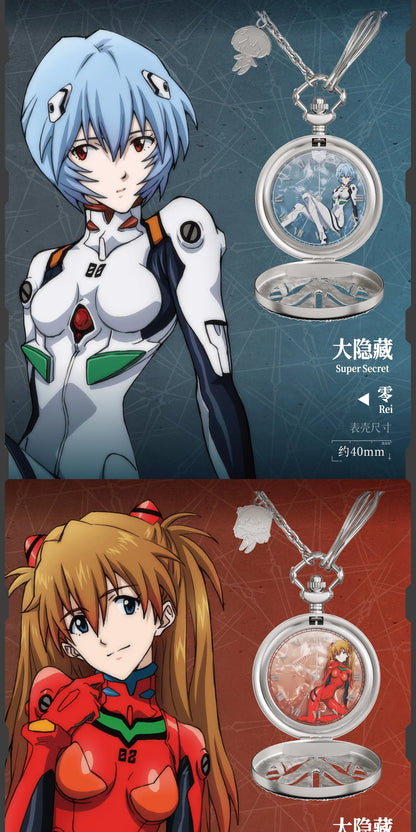 Original Boxfun Eva Evangelion The Final Mission Series Wrist Watch Blind Box Asuka Anime Peripheral Ornament Collection Gift