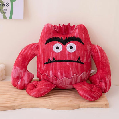 15/25cm 7pcs Kawaii Colorful Monster Plush Doll With Expression Monster Plushie Stuffed Toy For Boys And Girls Birthday Gifts