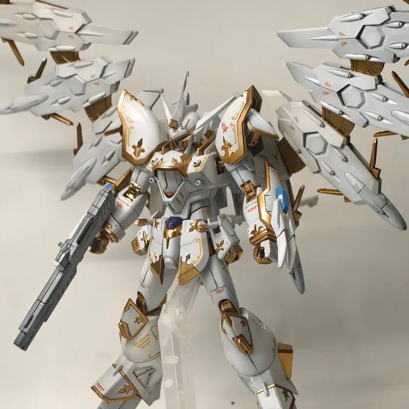 Hg 1/144 Seed Freedom Black Knight Squad With Light Wings Water Sticker Action Figures Assembled Model Kit Collectible Toys Gift