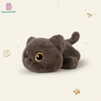 Soft Cartoon Cat Plush Toys Cute Animals Siamese Kitten Lovely Stuffed Doll Pendant Key Chain Birthyday Xmas Gift For Girl Boy