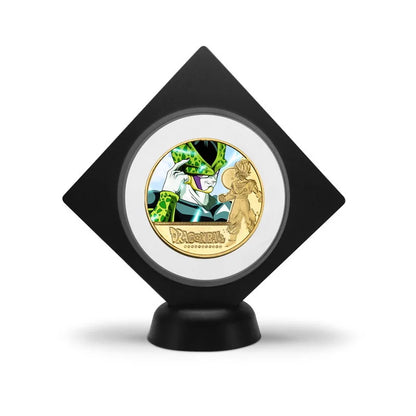Dragon Ball Gold Plated Gold Coin Son Goku Vegeta Commemorative Coins Children Classic Anime Peripherals Collection Toy Souvenir