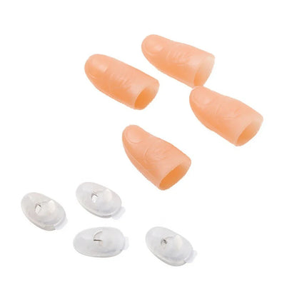 2/4Pcs Funny Magic Light Up Finger Fingers LED Tricks Thumb Magic show Props Christmas Christmas Festival Party Novelty Toys