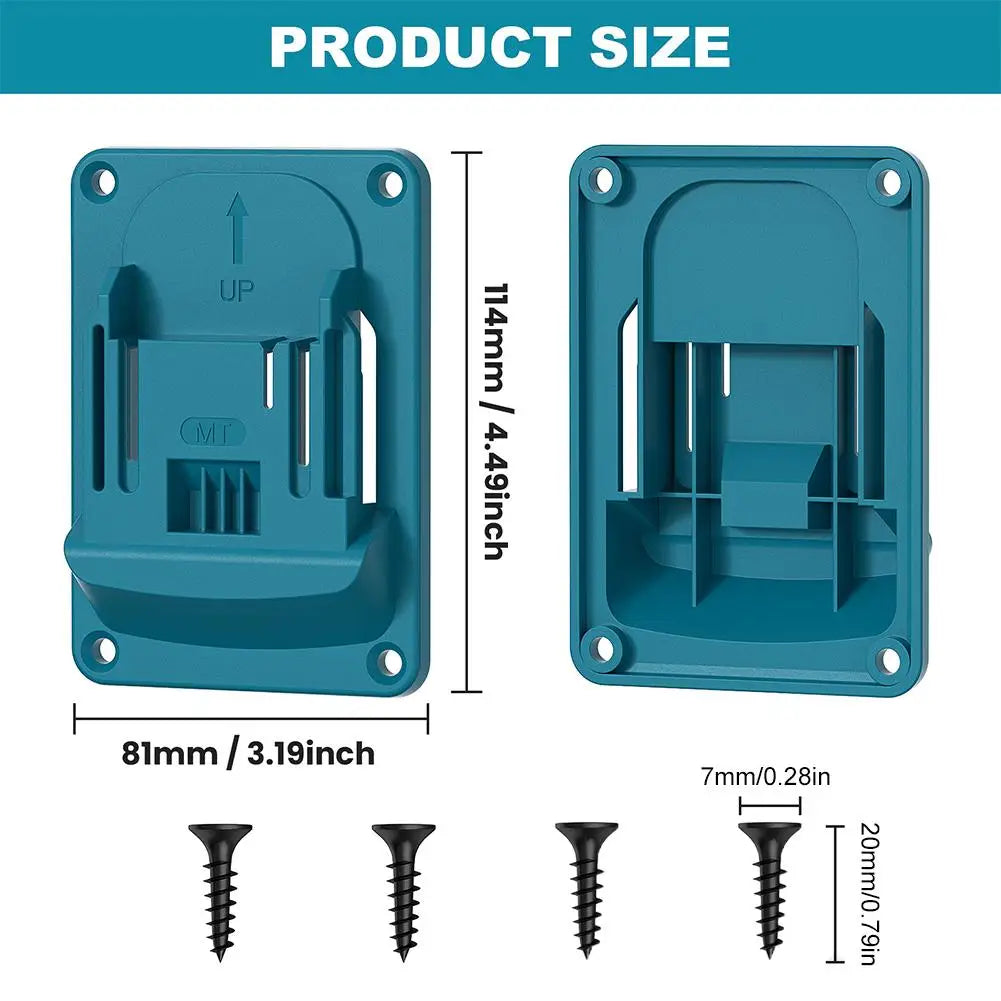 1/3 PCS Electric Tool Holder Dock Mount Storage Rack For Makita 18V Tool Holder Drill Holder Slots Stand