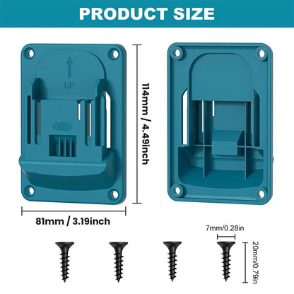 1/3 PCS Electric Tool Holder Dock Mount Storage Rack For Makita 18V Tool Holder Drill Holder Slots Stand