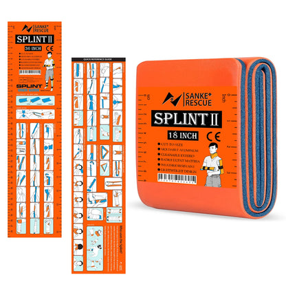 High-Quality First Aid Splint 36/18"X4.3" SANKE RESCUE Wrist Thumb Support Tendonitis IFAK Protective Guard Right/Left Hand