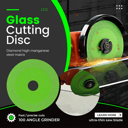 100mm Glass Cutting Disc Diamond Ultra-thin Saw Blade Diamond Jade Wine Bottle Ceramic Polish Angle Grinder Machine