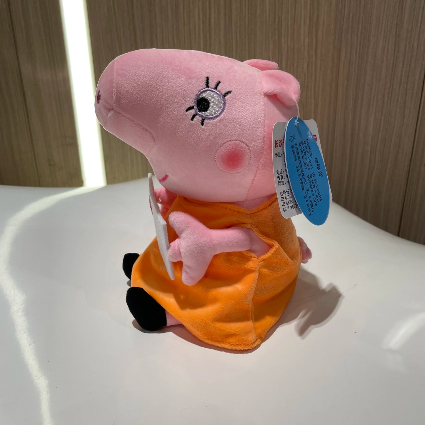30cm 12'' Genuine Peppa Pig daddy mammy grandpa grandma dinosaur Teddy bear Peppa George Plush Toy Kids Birthday Christmas Gift