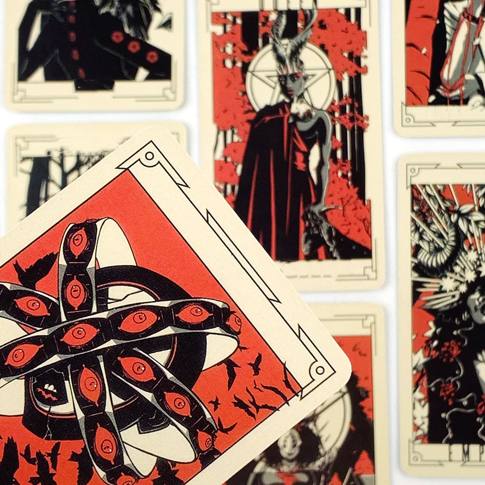 Tarot Cards Deck Family Party Playing Games Cards Fate Divination Edition Borad Playing Games,Halloween and Christmas Game